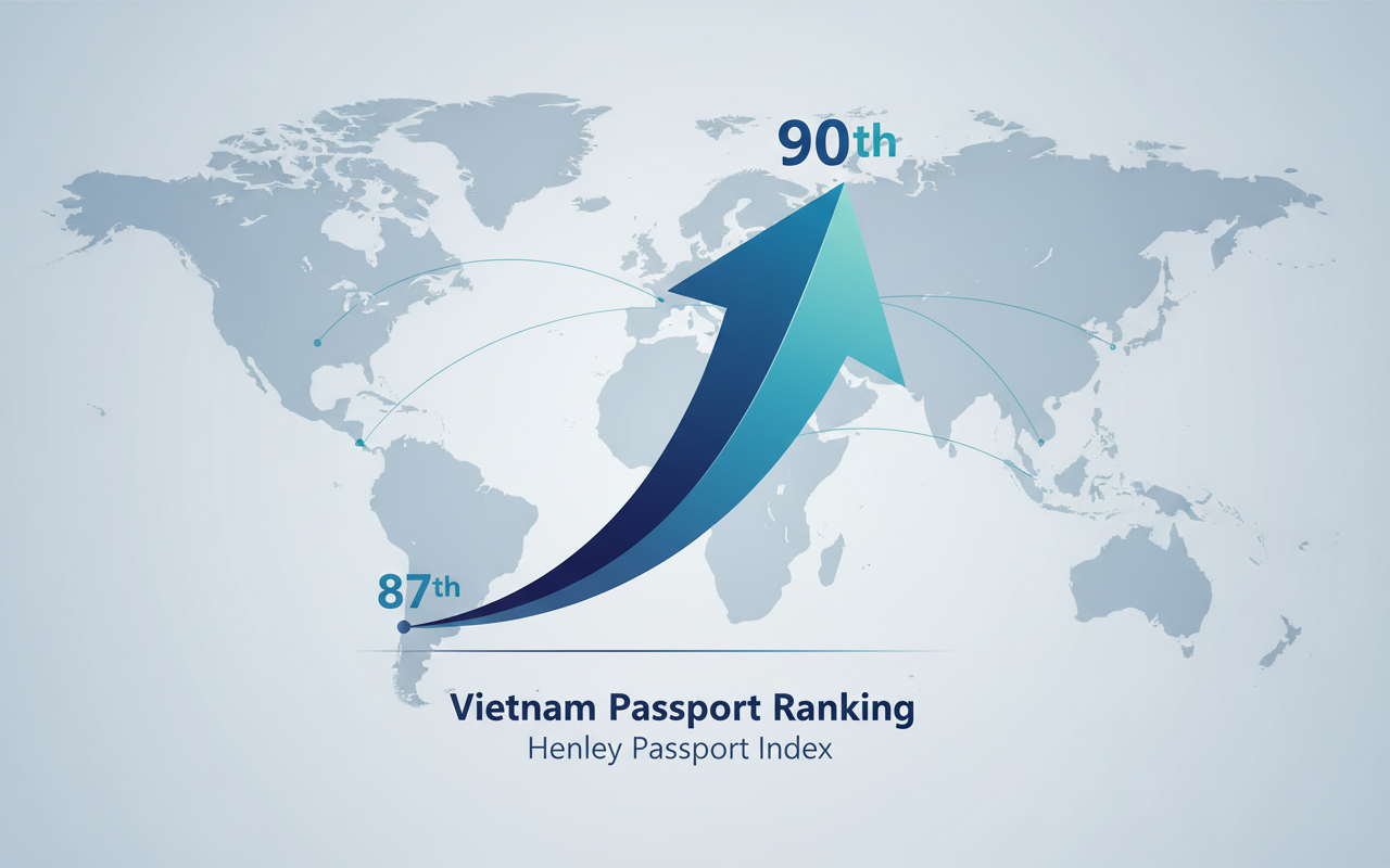베트남 여권, 과거에 최고 몇 위였을까?