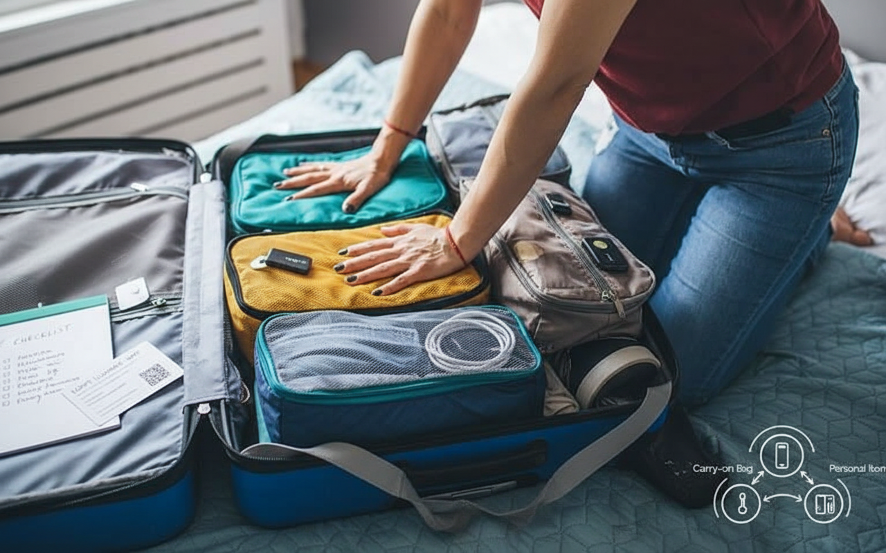 여행할 때 짐을 하나의 가방에 모두 넣지 말아야 하는 이유