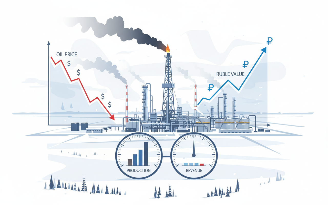 러시아 석유가 수익, 5년 만에 최저 수준