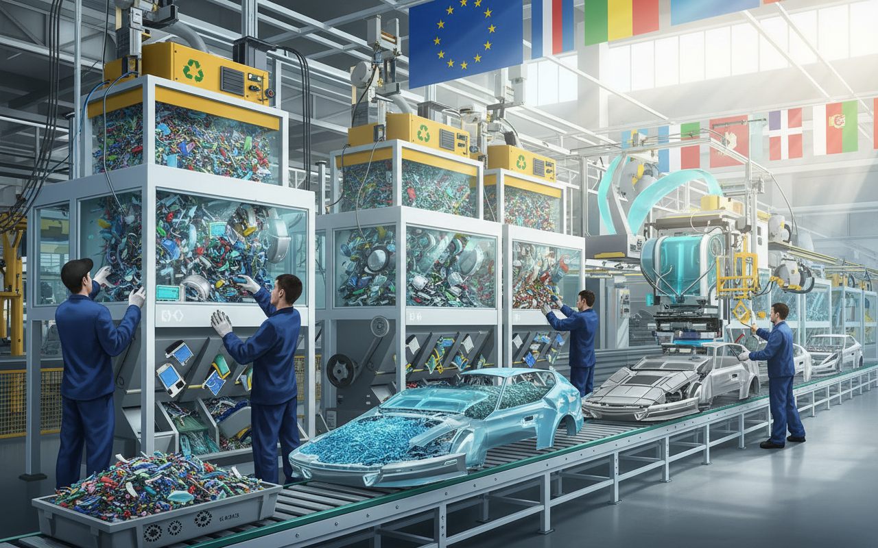 EU, 자동차에 최소 25% 재활용 플라스틱 사용 요구