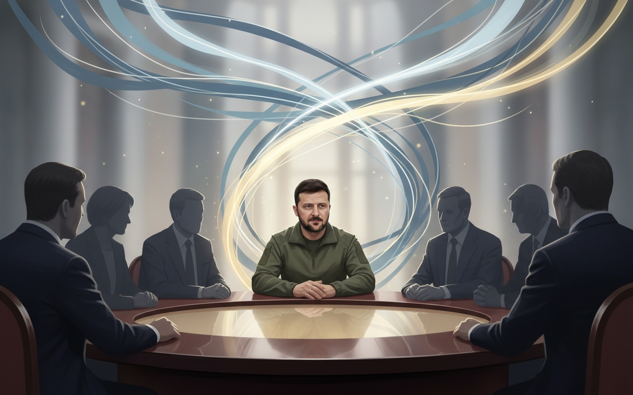 젤렌스키 대통령, 미국의 압박을 피해가는 전략 모색