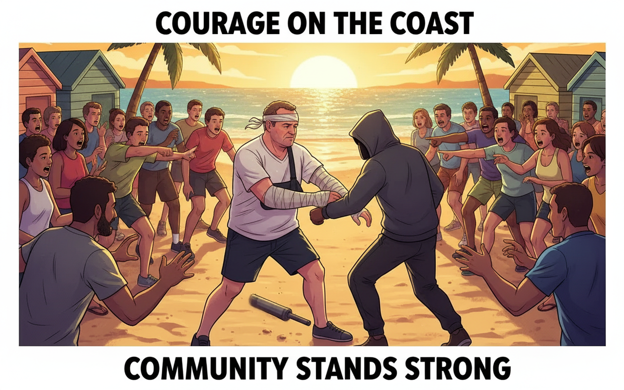 호주 총격 사건의 영웅, 66만 달러 기부받아