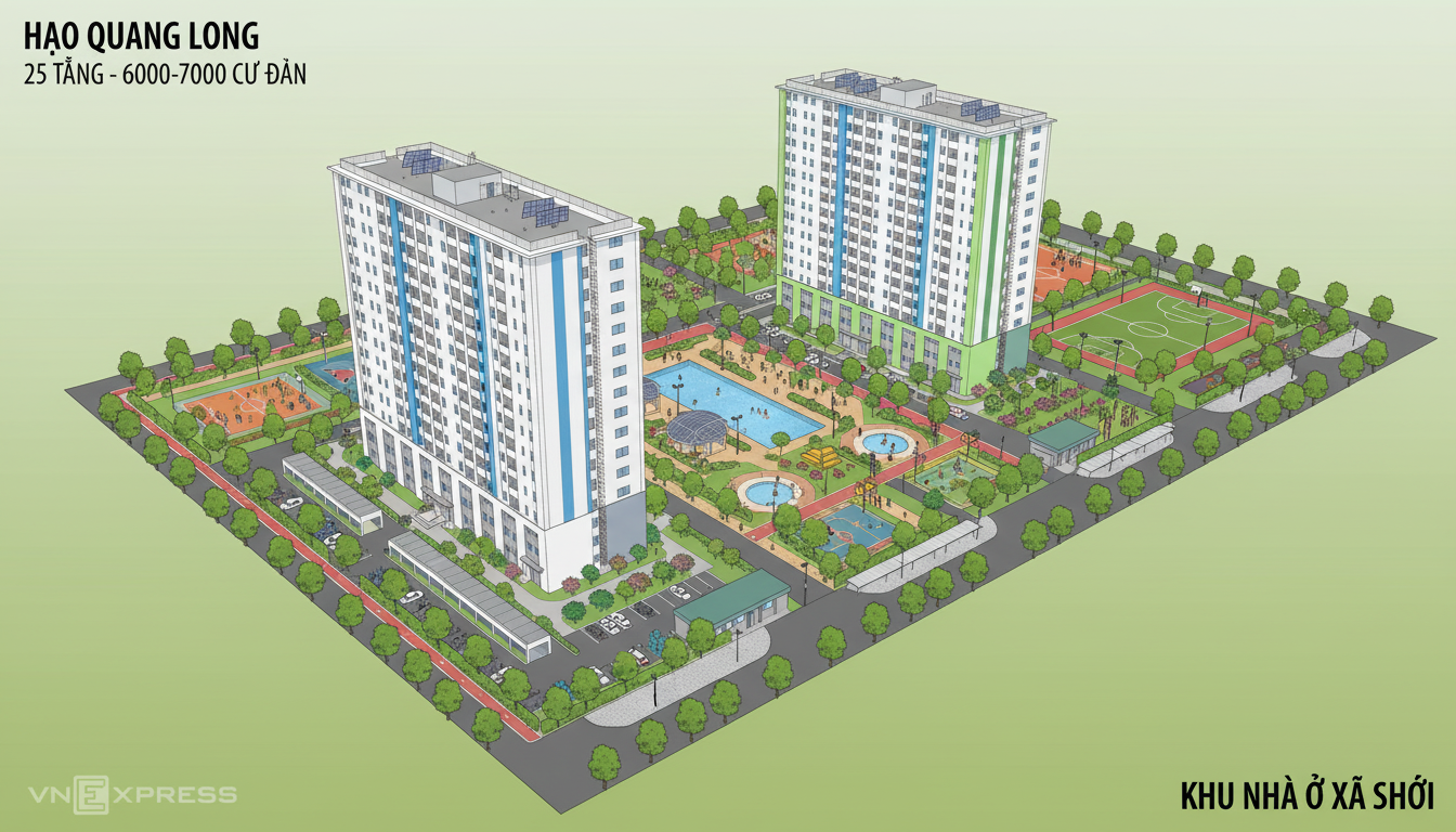 타인호아에 새 사회주택, 평당 1,900만 동 예상