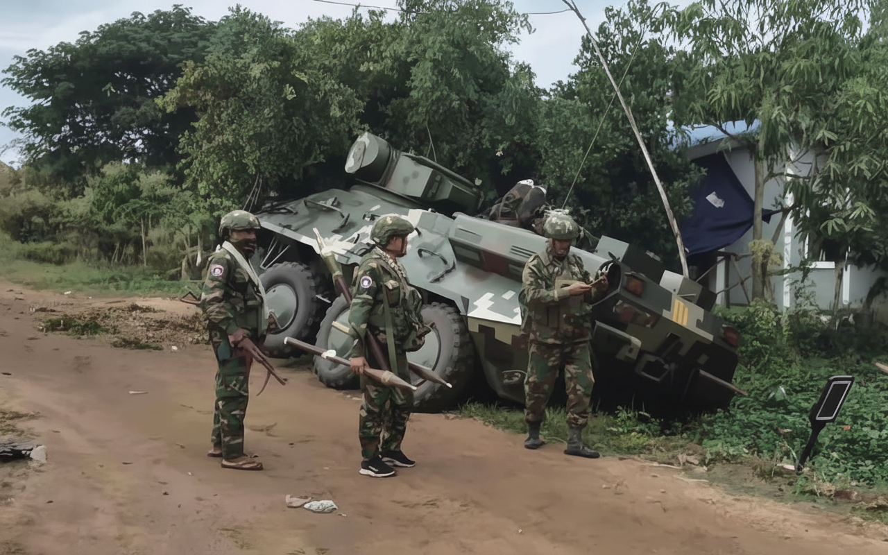캄보디아, 태국의 주력 전투차량을 압수했을 가능성