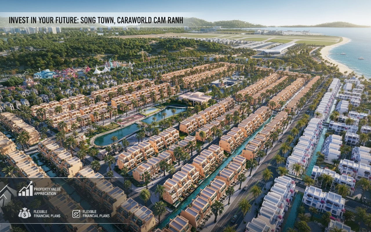 송 타운, 카라월드 캄란에서 인프라 혜택을 누리다