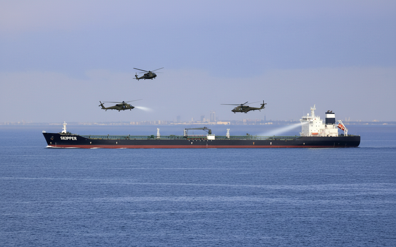 미국, 베네수엘라 근해에서 압수된 유조선의 비밀 행적