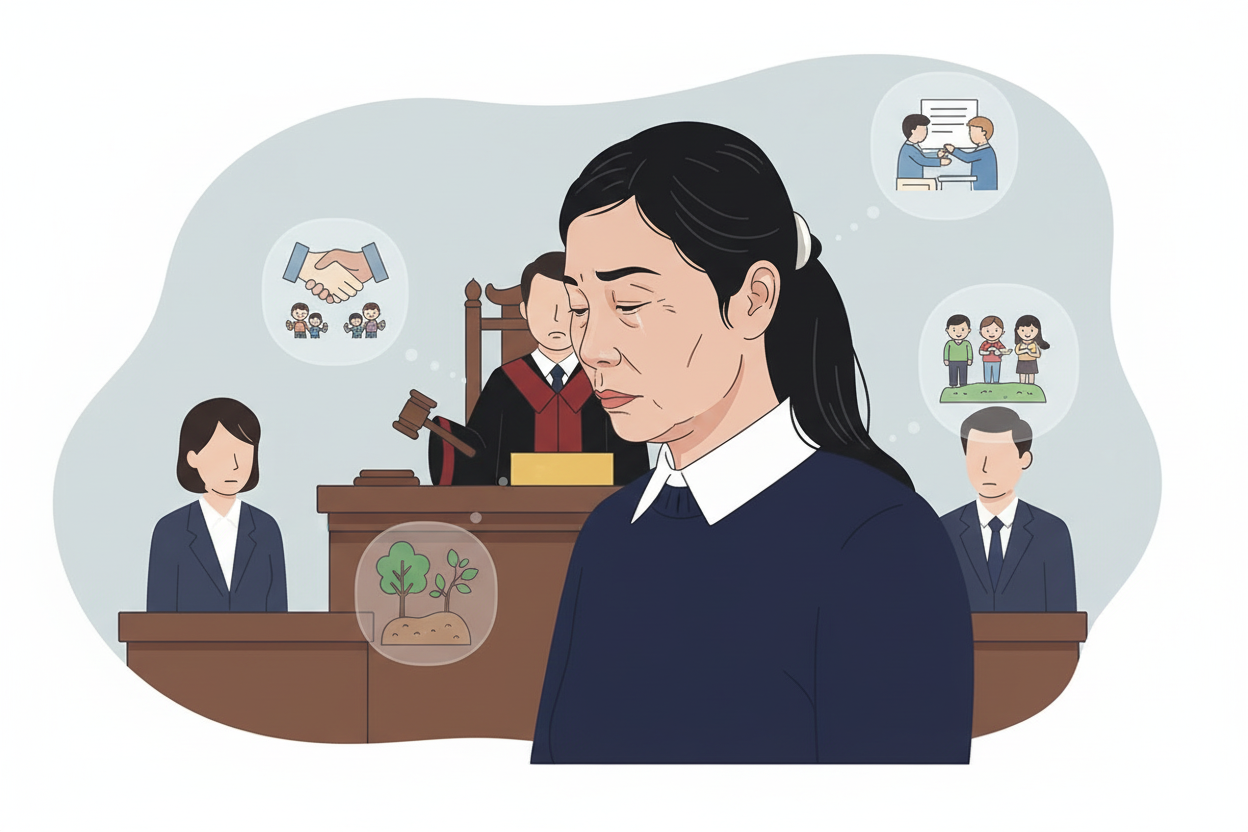 피고 호앙 티 투이 란: "저는 전부의 지혜를 바쳐 빈즈엉 경제를 발전시켰습니다"