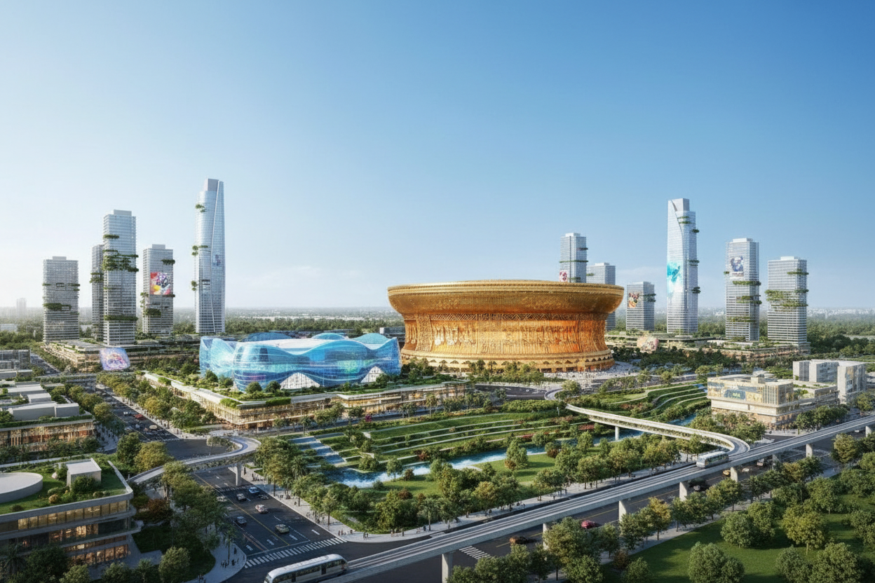 하노이 10,000헥타르 규모의 신도시, 세계적 수준의 경기장 건설 예정