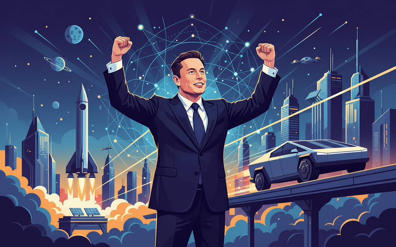 일론 머스크, 세계 최초로 6000억 달러를 보유한 인물