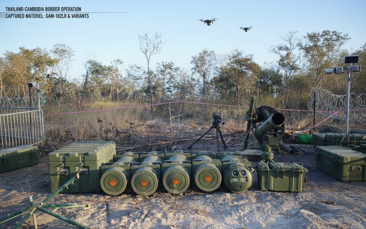 태국, 캄보디아의 대전차 미사일 대량 압수 발표