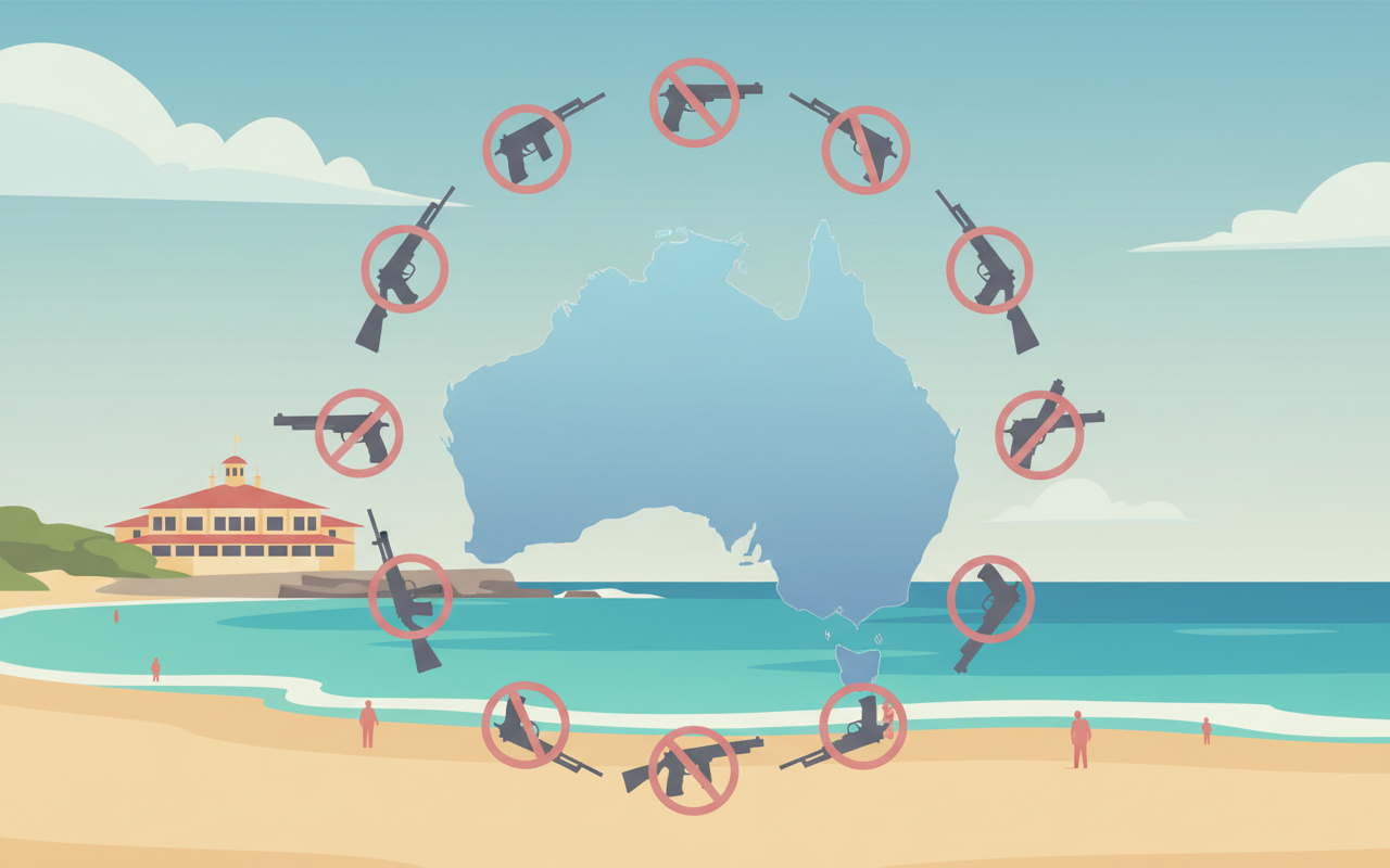 호주 총기 규제 법안에 대한 신뢰를 흔든 총기 난사 사건